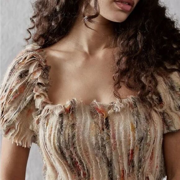 NWT Free People Irina Embellished Raw
Edges Floral Vintage Dress size S new - Picture 4 of 15